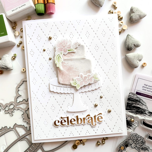 Pinkfresh Studio Die Set-Celebrate In Style PF133621