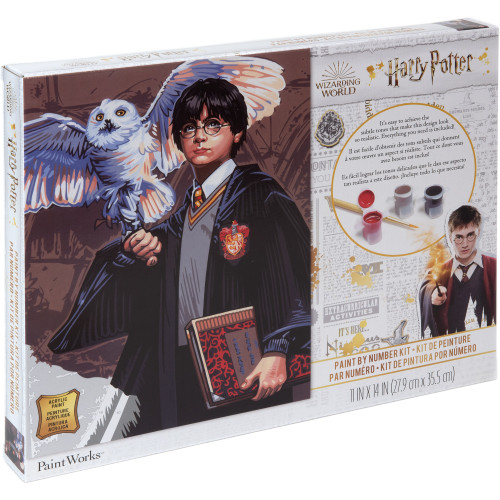 Paint Works Paint By Number Kit 11"X14"-Harry And Hedwig - 91827 - 088677918279 Paint Works Paint By Number Kit 11"X14"-Harry And Hedwig - 91827 - 088677918279