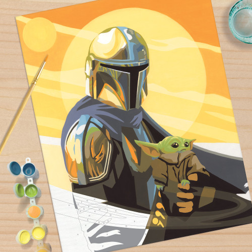 Paint Works Paint By Number Kit 11"X14"-Mandalorian 91824