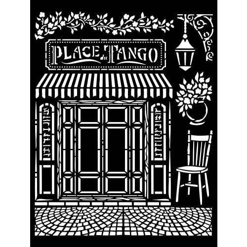 3 Pack Stamperia Stencil 7.87"X9.84"-Place Tango, Desire KSTD123 - 59931100236855993110023685