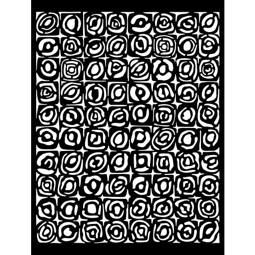 3 Pack Stamperia Stencil 7.87"X9.84"-Pattern, Bauhaus KSTD127 - 59931100239375993110023937