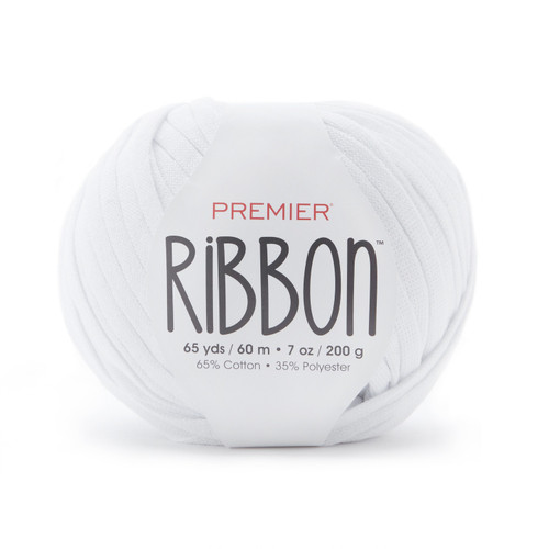 3 Pack - Premier Ribbon Yarn-White - 2084-02 - 840166818961