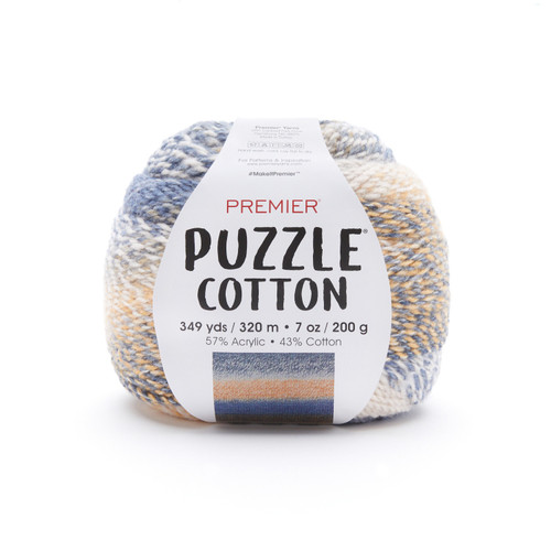 3 Pack Premier Puzzle Cotton Yarn-Dockside 2021-04 - 840166806012