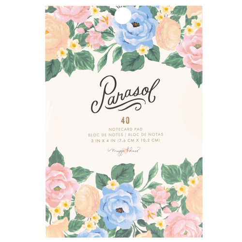 3 Pack - Maggie Holmes Parasol Notecard Pad 40/Pkg-3"X4" - MH013908 - 718813117241 3 Pack - Maggie Holmes Parasol Notecard Pad 40/Pkg-3"X4" - MH013908 - 718813117241