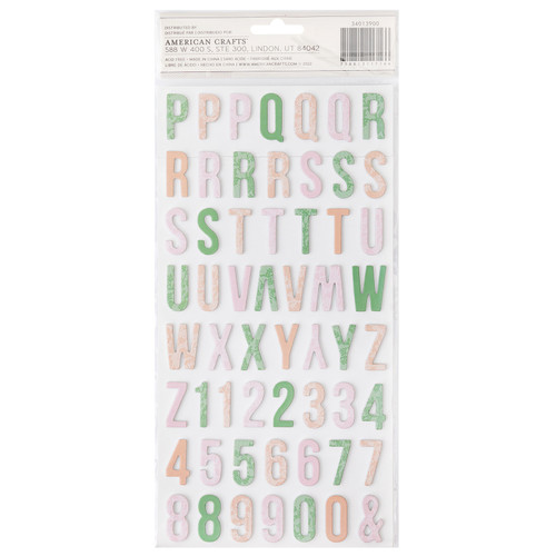 3 Pack - Maggie Holmes Parasol Thickers Stickers 117/Pkg-Amour Alpha/Foam - MH013900 3 Pack - Maggie Holmes Parasol Thickers Stickers 117/Pkg-Amour Alpha/Foam - MH013900