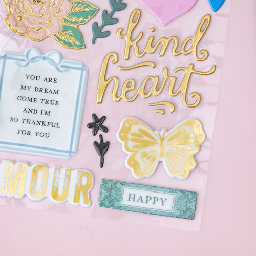 3 Pack - Maggie Holmes Parasol Thickers Stickers 69/Pkg-Splendid Phrase/Puffy - MH013901 3 Pack - Maggie Holmes Parasol Thickers Stickers 69/Pkg-Splendid Phrase/Puffy - MH013901