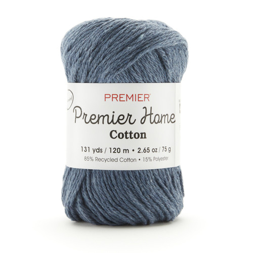 6 Pack - Premier Home Cotton Yarn-Denim - 38-35 - 840166812815 6 Pack - Premier Home Cotton Yarn-Denim - 38-35 - 840166812815