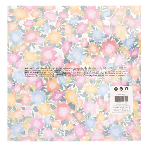 5 Pack Paige Evans Garden Shoppe Specialty Paper 12"X12"-Acetate W/Copper Foil Accents PE013781