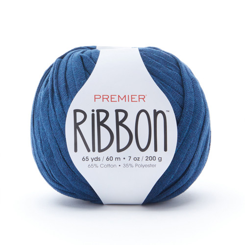 Premier Ribbon Yarn-Navy - 2084-13 - 840166819074