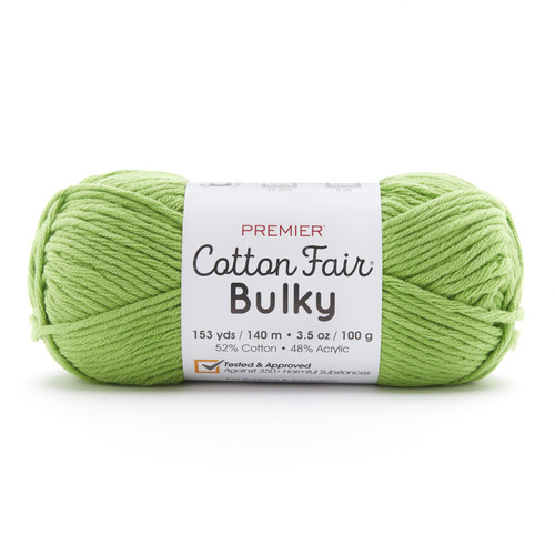 Premier Cotton Fair Bulky Yarn-Leap Frog 2081-15 - 840166818671