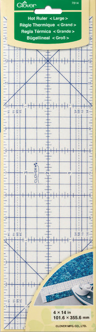 Clover Hot Ruler Large 14"X4"- - 7814 - 051221778148