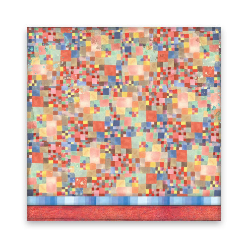 Stamperia Polyester Fabric 12"X12" 4/Pkg-Bauhaus - SBPLT03 Stamperia Polyester Fabric 12"X12" 4/Pkg-Bauhaus - SBPLT03