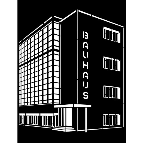 Stamperia Stencil 7.87"X9.84"-Palace, Bauhaus - KSTD125 - 59931100239135993110023913
