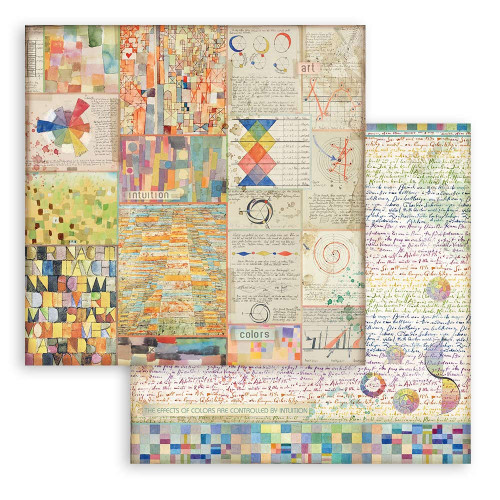 Stamperia Double-Sided Paper Pad 12"X12" 10/Pkg-Bauhaus, 10 Designs/1 Each - SBBL116 Stamperia Double-Sided Paper Pad 12"X12" 10/Pkg-Bauhaus, 10 Designs/1 Each - SBBL116