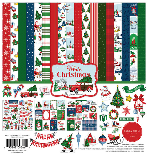 Carta Bella Collection Kit 12"X12"-White Christmas WC156016 - 793888093461