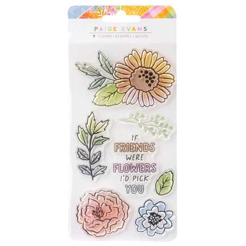 Paige Evans Garden Shoppe Clear Stamps-7 Pieces - PE013790 - 718813115940