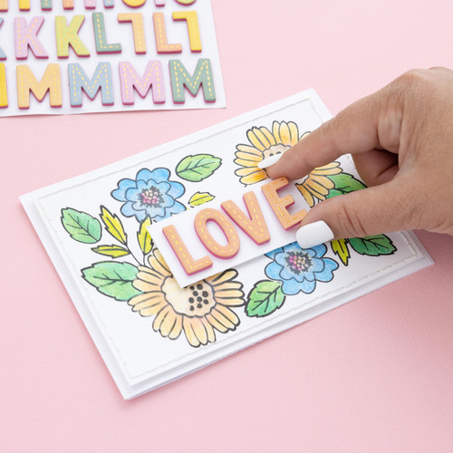 Paige Evans Garden Shoppe Thickers Stickers 144/Pkg-Alphabet W/Copper Foil Accents - PE013785 Paige Evans Garden Shoppe Thickers Stickers 144/Pkg-Alphabet W/Copper Foil Accents - PE013785