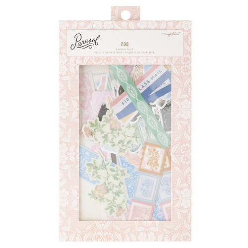 Maggie Holmes Parasol Paperie Pack 200/Pkg-Paper Pieces & Washi Stickers MH013952 - 718813173315