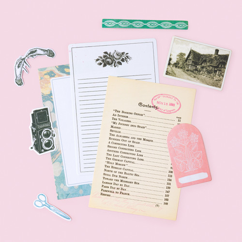 Maggie Holmes Parasol Paperie Pack 200/Pkg-Paper Pieces & Washi Stickers MH013952