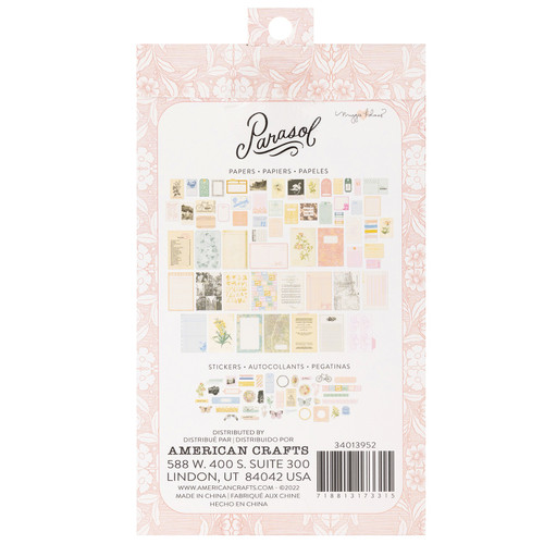 Maggie Holmes Parasol Paperie Pack 200/Pkg-Paper Pieces & Washi Stickers MH013952