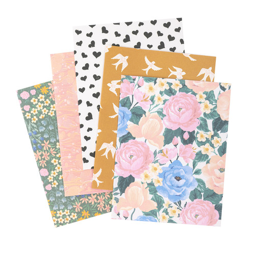 American Crafts A2 Cards W/Envelopes (4.375"X5.75") 40/Box-Maggie Holmes Parasol MH013910