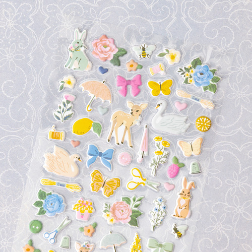 Maggie Holmes Parasol Puffy Stickers-71/Pkg - MH013902