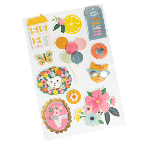 Jen Hadfield Stardust Layered Stickers 11/Pkg-W/Silver Foil Accents - JH013814 Jen Hadfield Stardust Layered Stickers 11/Pkg-W/Silver Foil Accents - JH013814