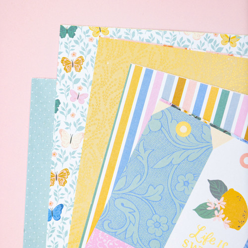 American Crafts Single-Sided Paper Pad 6"X8" 36/Pkg-Maggie Holmes Parasol - MH013895 American Crafts Single-Sided Paper Pad 6"X8" 36/Pkg-Maggie Holmes Parasol - MH013895