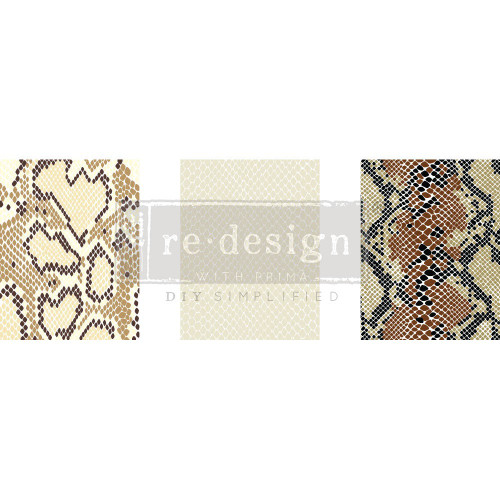 Prima Marketing Re-Design Decor Transfers 8.5"X11" 3/Sheets-Middy- Wild Textures - RE660048 - 655350660048