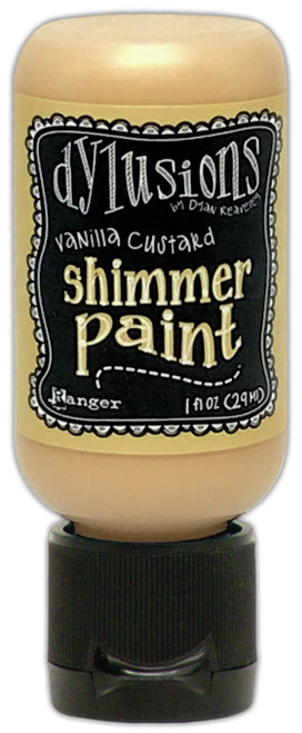 Dylusions Shimmer Paint 1oz-Vanilla Custard DYU-81470 - 789541081470