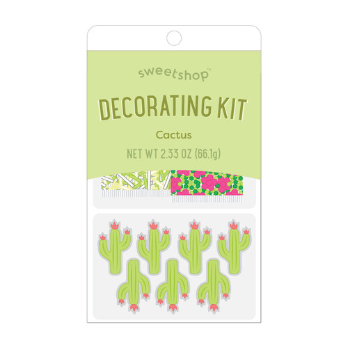 Sweetshop Decorating Kit-Cactus, 9 Pieces 34016197 - 718813175074