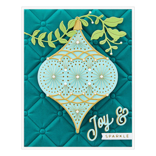 Spellbinders Etched Dies-Stitched Ornament S41231