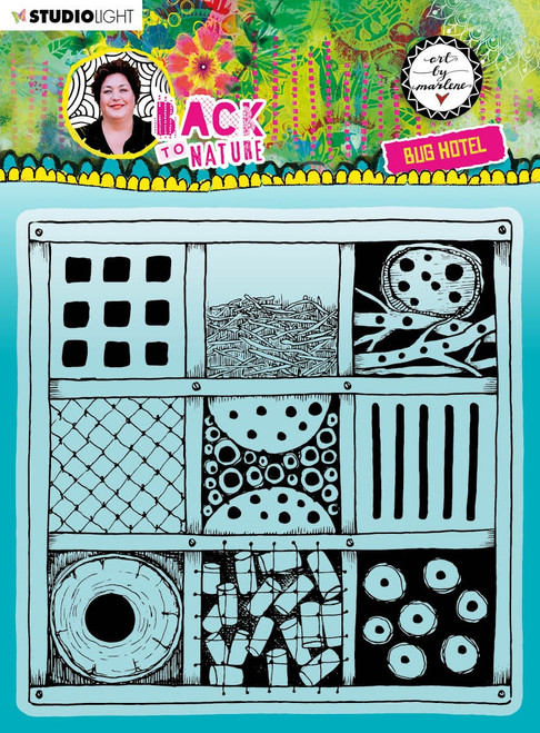 Art By Marlene Back To Nature Clear Stamps-Bug Hotel - ABMMP153