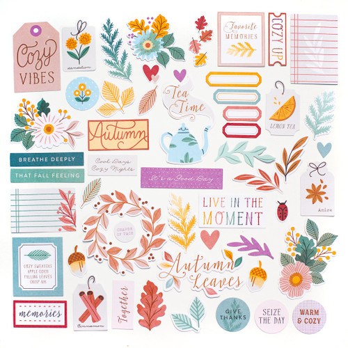 PinkFresh Floral Cardstock Die-Cuts-Good Times PFGO6822