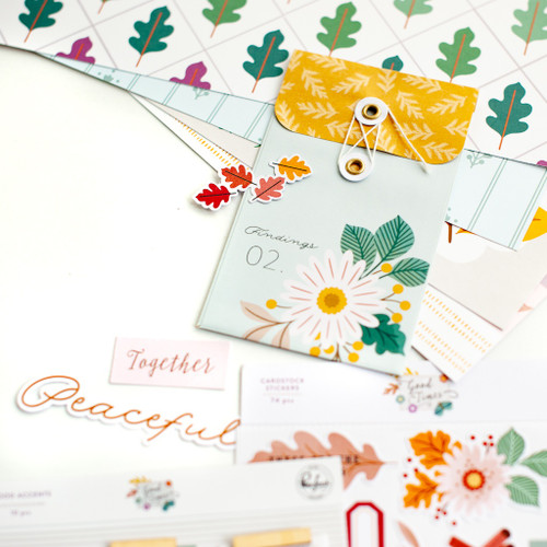 PinkFresh Journaling Bits 12/Pkg-Good Times PFGO7322