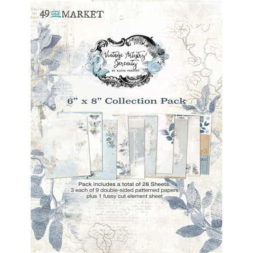 49 And Market Collection Pack 6"X8"-Vintage Artistry Serenity VAS38015 - 752505138015