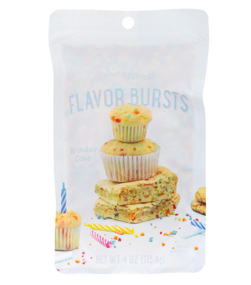 3 Pack Sweetshop Flavor Burst 4oz-Birthday Cake -34011815 - 718813143554