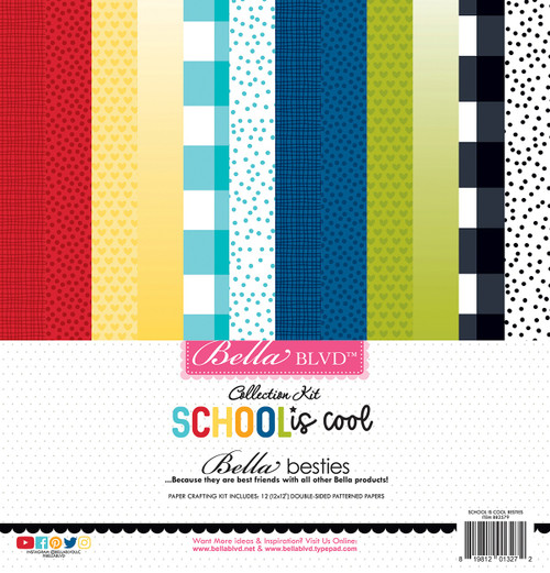 Bella Blvd Besties Collection Kit 12"X12"-School Is Cool BBSI2579 - 819812013272