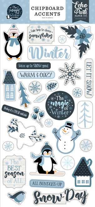 The Magic Of Winter Chipboard 6"X13"-Accents -OW291021 - 793888090996