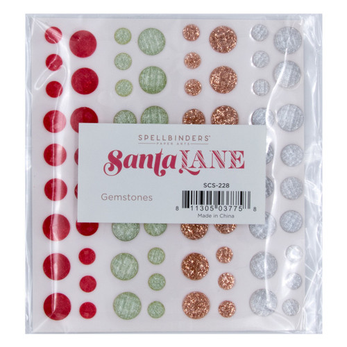 3 Pack Spellbinders Gemstones-Santa Lane -SCS228 - 811305037758