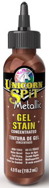 2 Pack - Unicorn Spit Sparkling Wood Stain & Glaze 4oz-Metallic Hephaestus - 5775-7004 - 076818007210