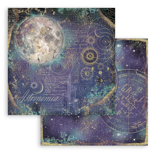 2 Pack Stamperia Double-Sided Paper Pad 8"X8" 10/Pkg-Cosmos Infinity, 10 Designs/1 Each SBBS67