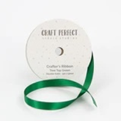 4 Pack Craft Perfect Double Face Satin Ribbon 9mmx5m-Tree Top Green -8963E - 841079189636