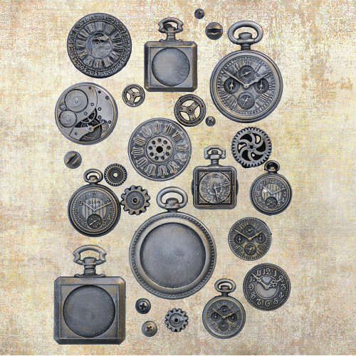 Finnabair Decor Moulds 5"X8"-Pocket Watches - 969431 Finnabair Decor Moulds 5"X8"-Pocket Watches - 969431