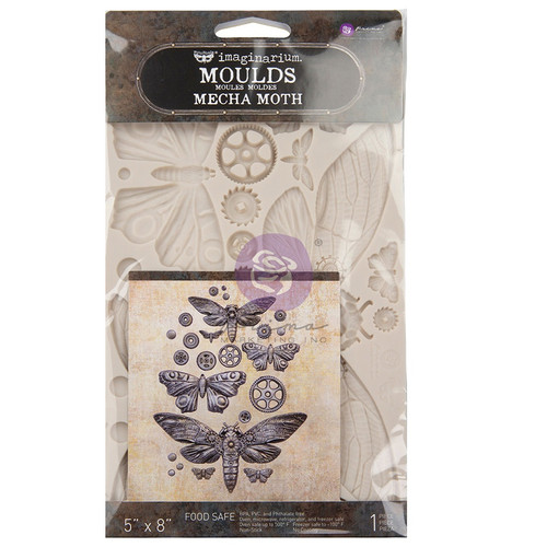 Finnabair Decor Moulds 5"X8"-Mecha Moth - 969400 - 655350969400