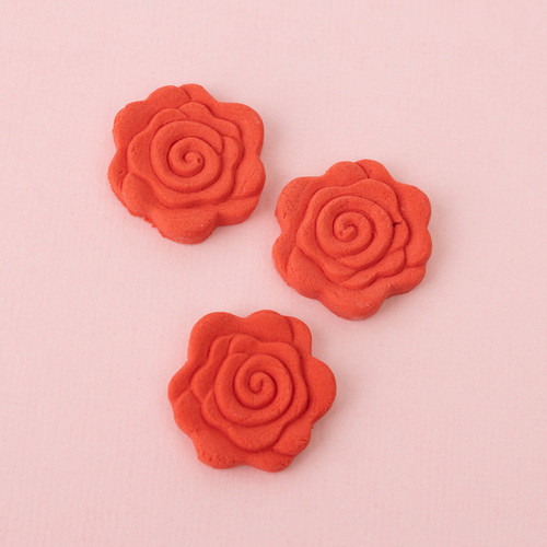 Sweetshop Icing Decoration-Red Roses, 8 Pieces 34016339