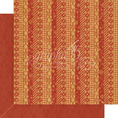 Graphic 45 Double-Sided Paper Pad 12"X12" 16/Pkg-Warm Wishes Patterns & Solids G4502490