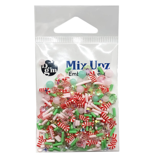 Buttons Galore Mix Upz Craft Embellishments 10g-Happy Christmas MIXUPZ-112 - 840934076739