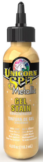 Unicorn Spit Sparkling Wood Stain & Glaze 4oz-Metallic Zeus - 5775-7002 - 076818007197