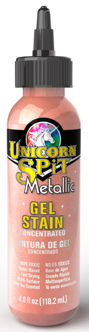 Unicorn Spit Sparkling Wood Stain & Glaze 4oz-Metallic Aphrodite - 5775-7001 - 076818007180